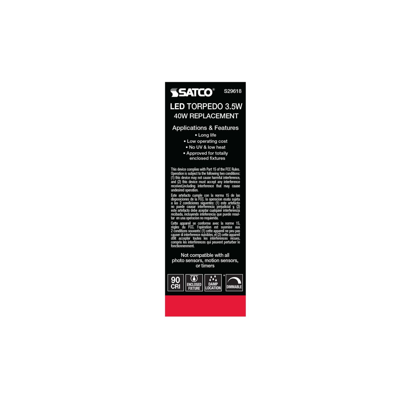 3.5CTC/LED/927/E12/120V - S29618