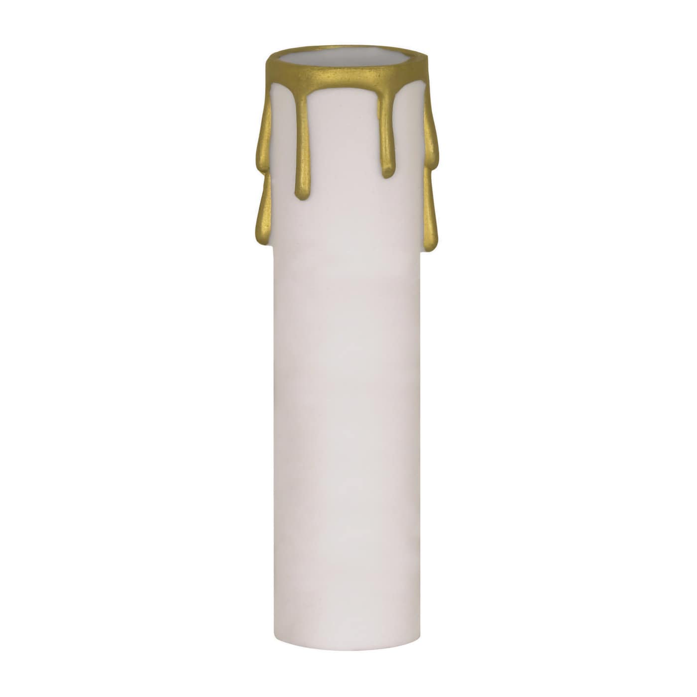 2" ED. CANDEL COVER WHT/GOLD D - 90-1514