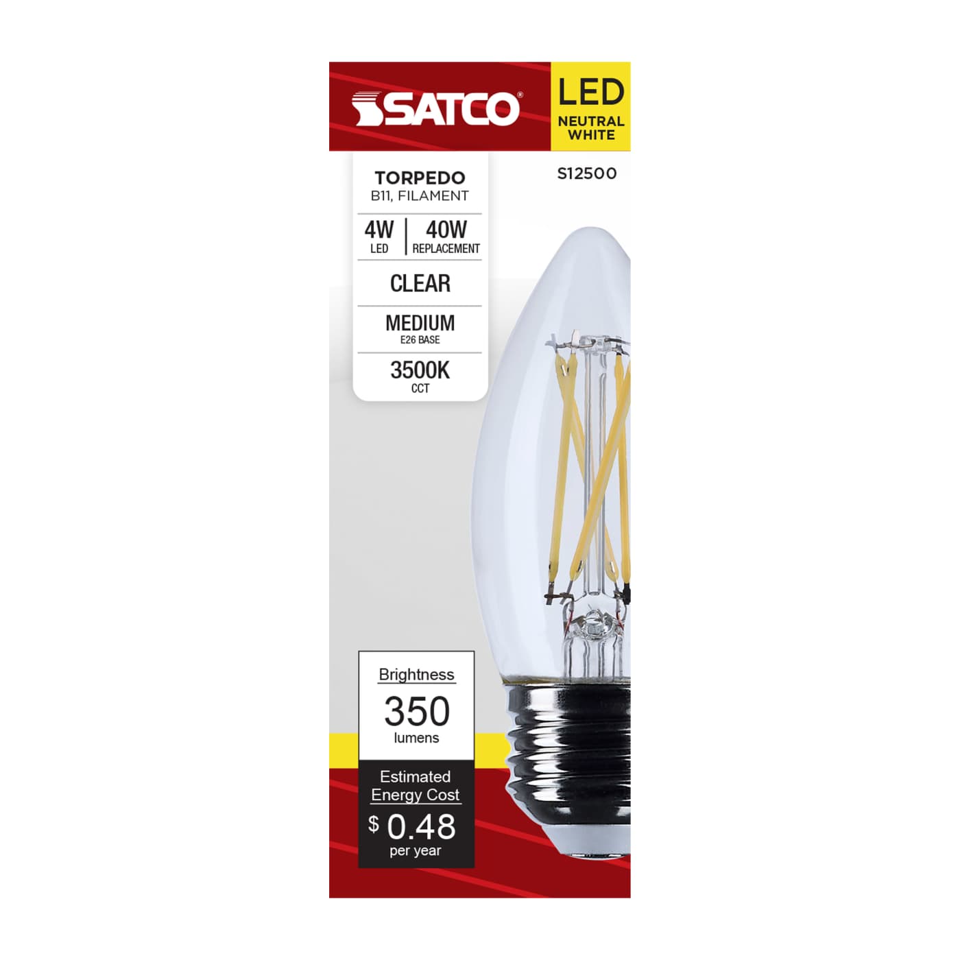 4B11/LED/935/CL/120V/E26 - S12500
