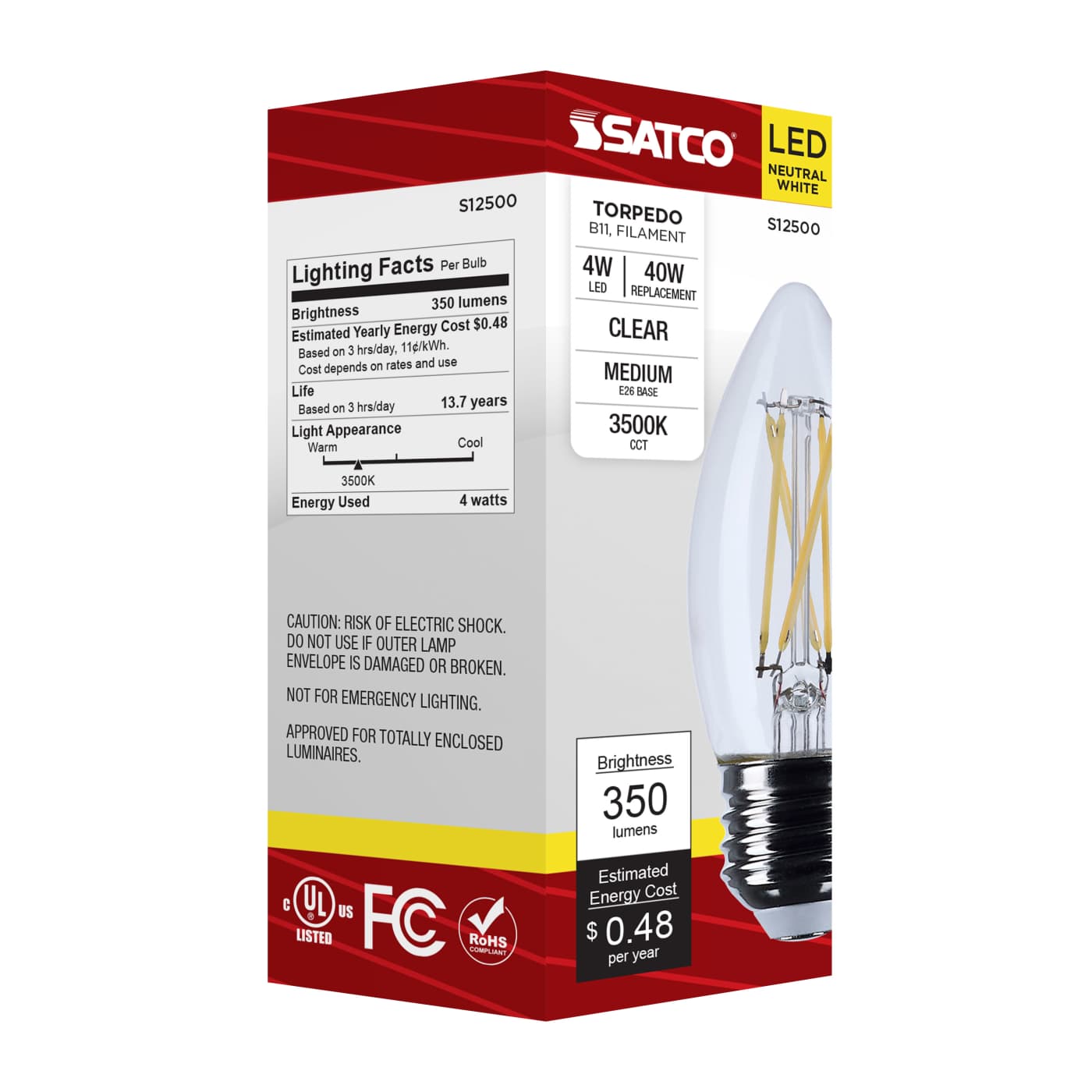 4B11/LED/935/CL/120V/E26 - S12500