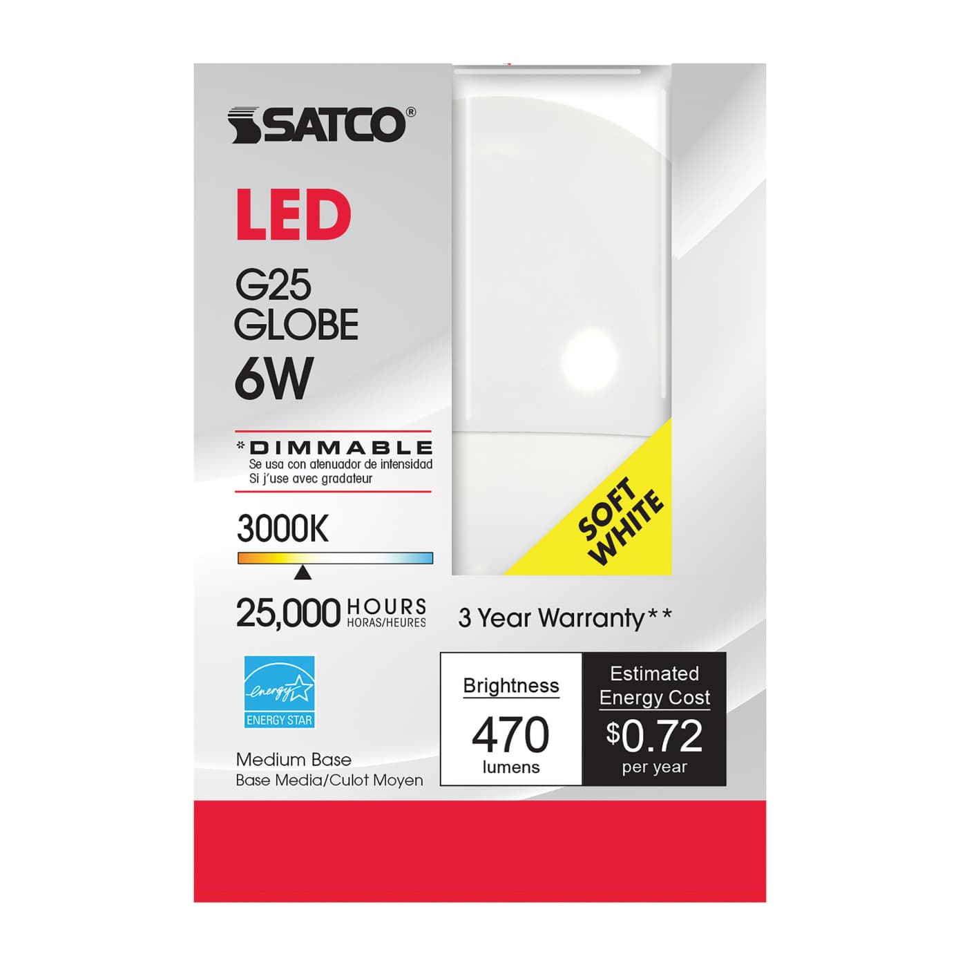 6G25/LED/3000K/450L/120/D - S9201