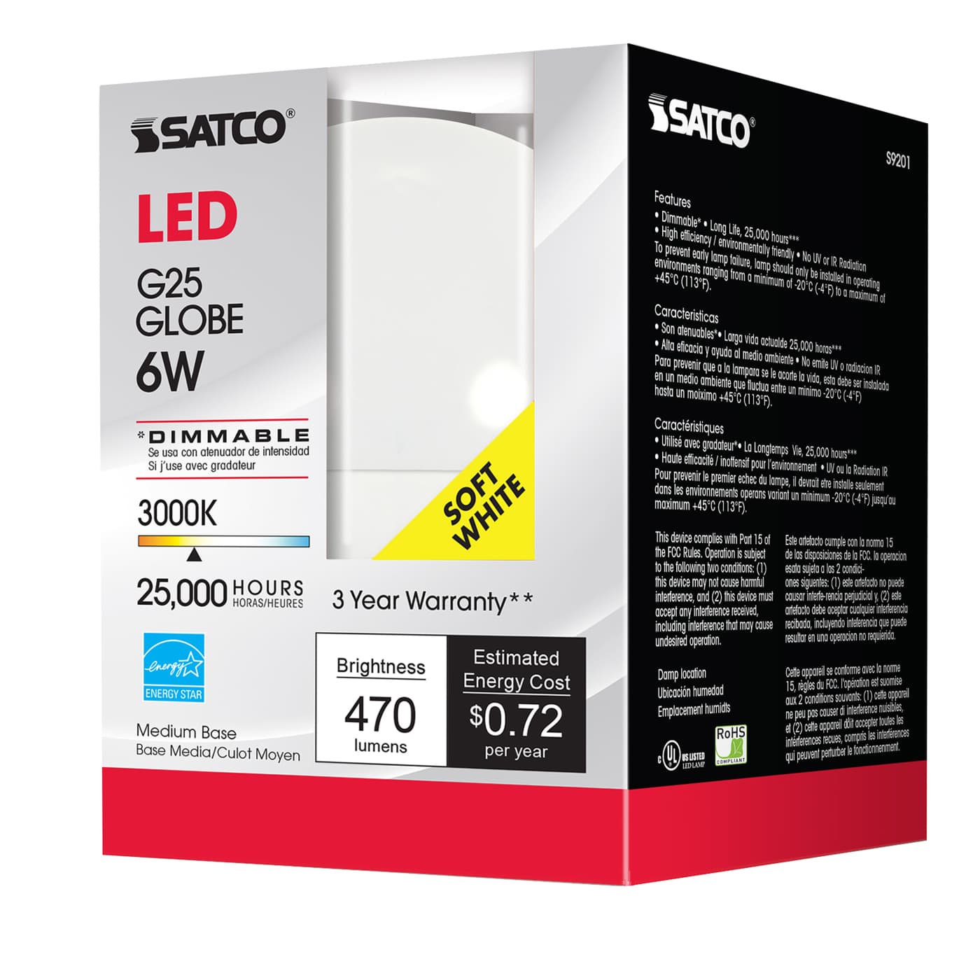 6G25/LED/3000K/450L/120/D - S9201