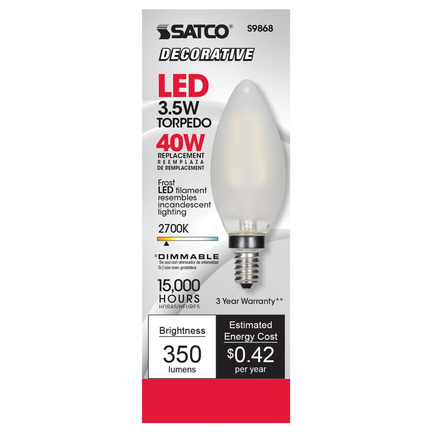 3.5CTF/LED/FR/27K/120V - S9868