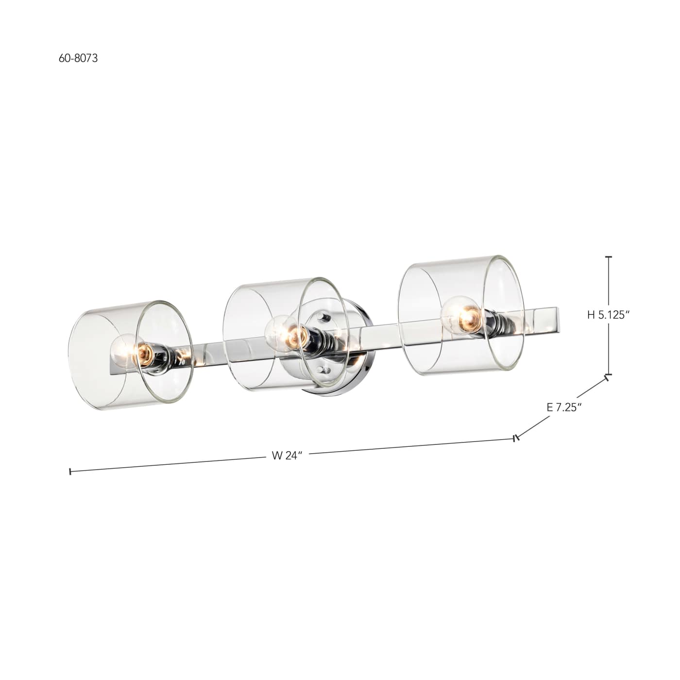MARLOWE 3 LIGHT VANITY - 60-8073