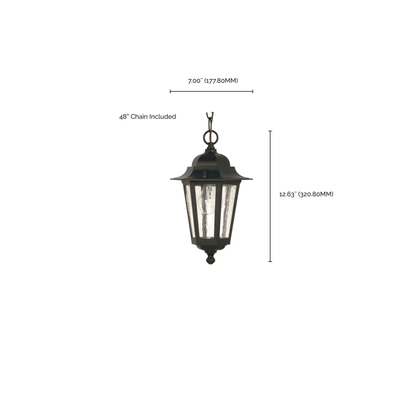CORNERSTONE 1 LT HANGING LNTRN - 60-993
