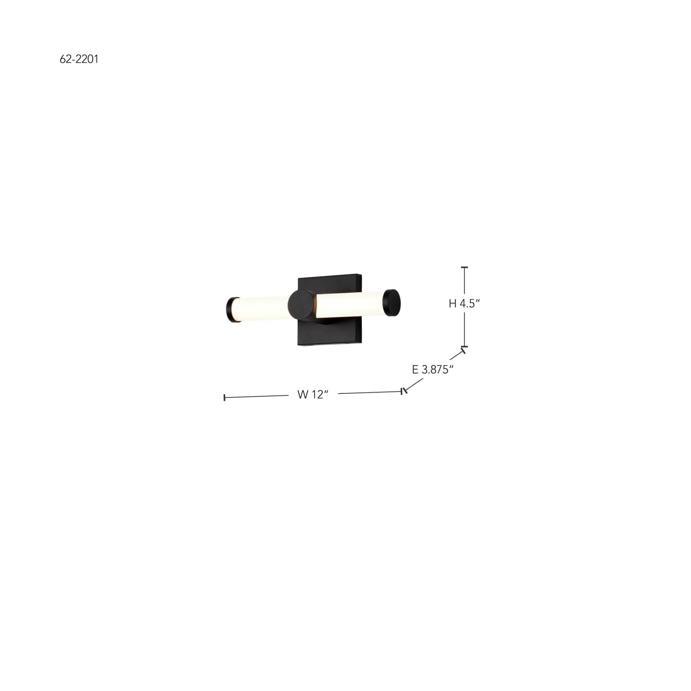 BOWMAN 12" LED VANITY - 62-2201