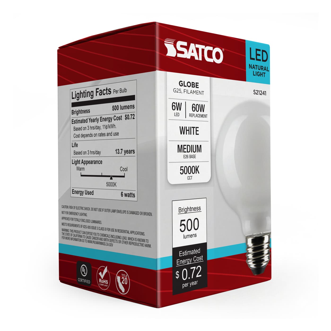 6G25/LED/WH/950/120V - S21241