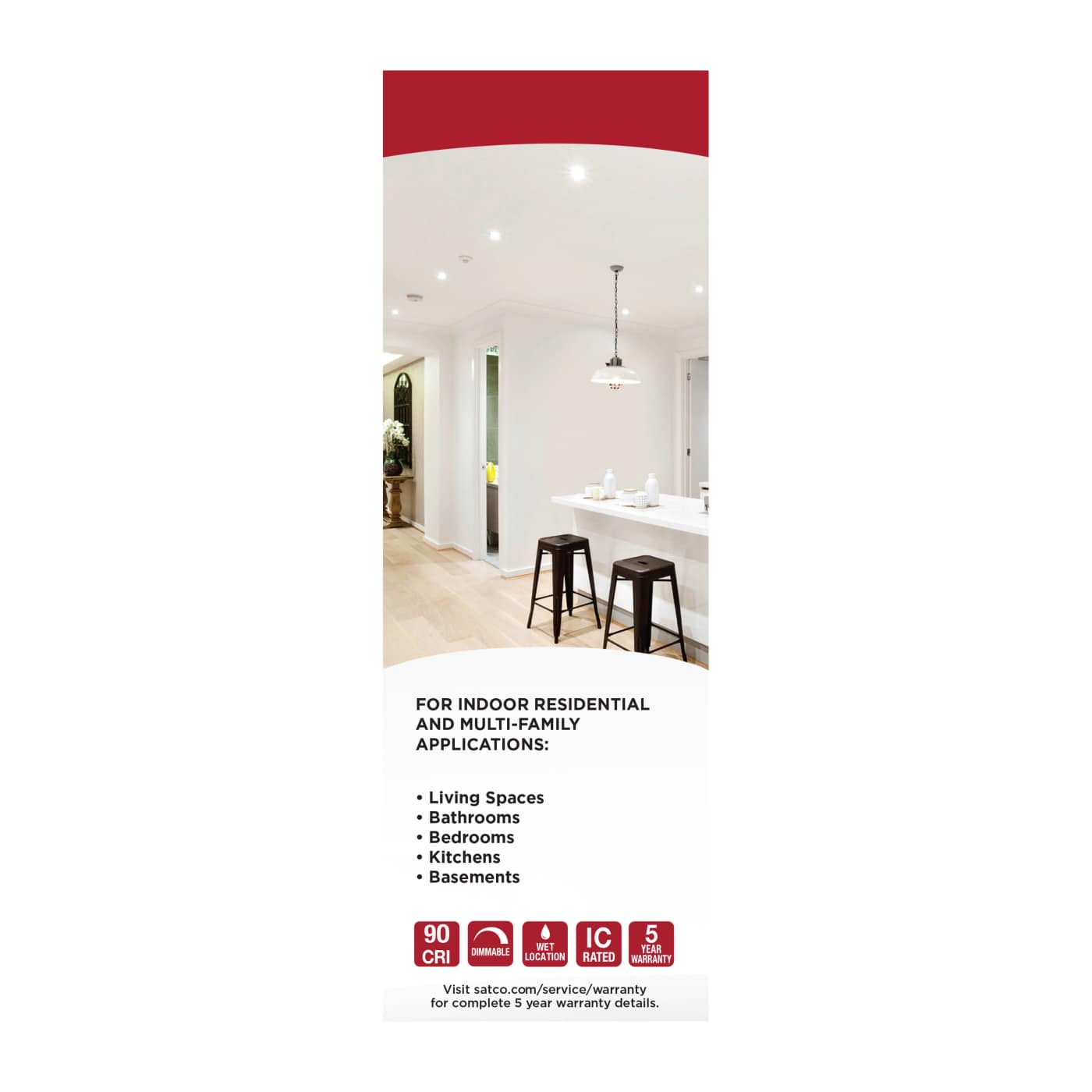 12.5WLED/RDL/5-6/930/120V - S11643