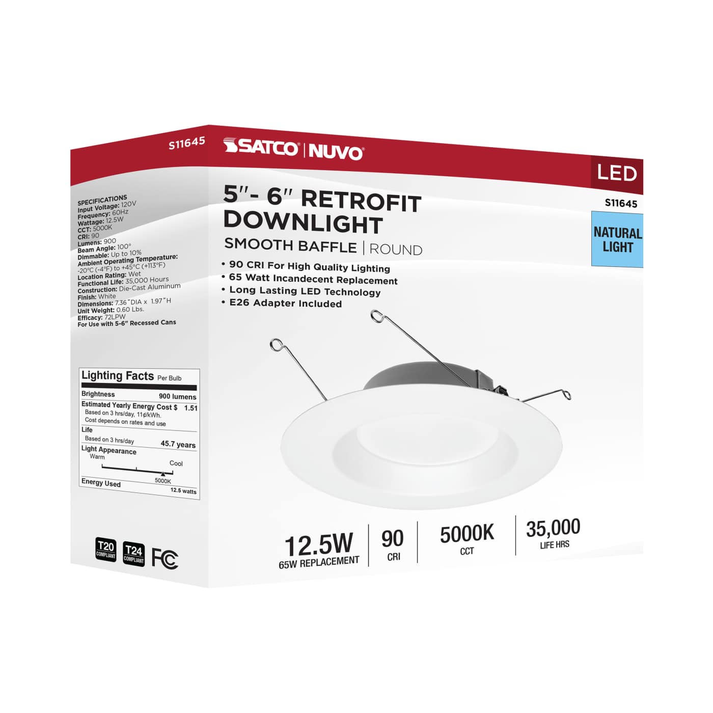 12.5WLED/RDL/5-6/950/120V - S11645