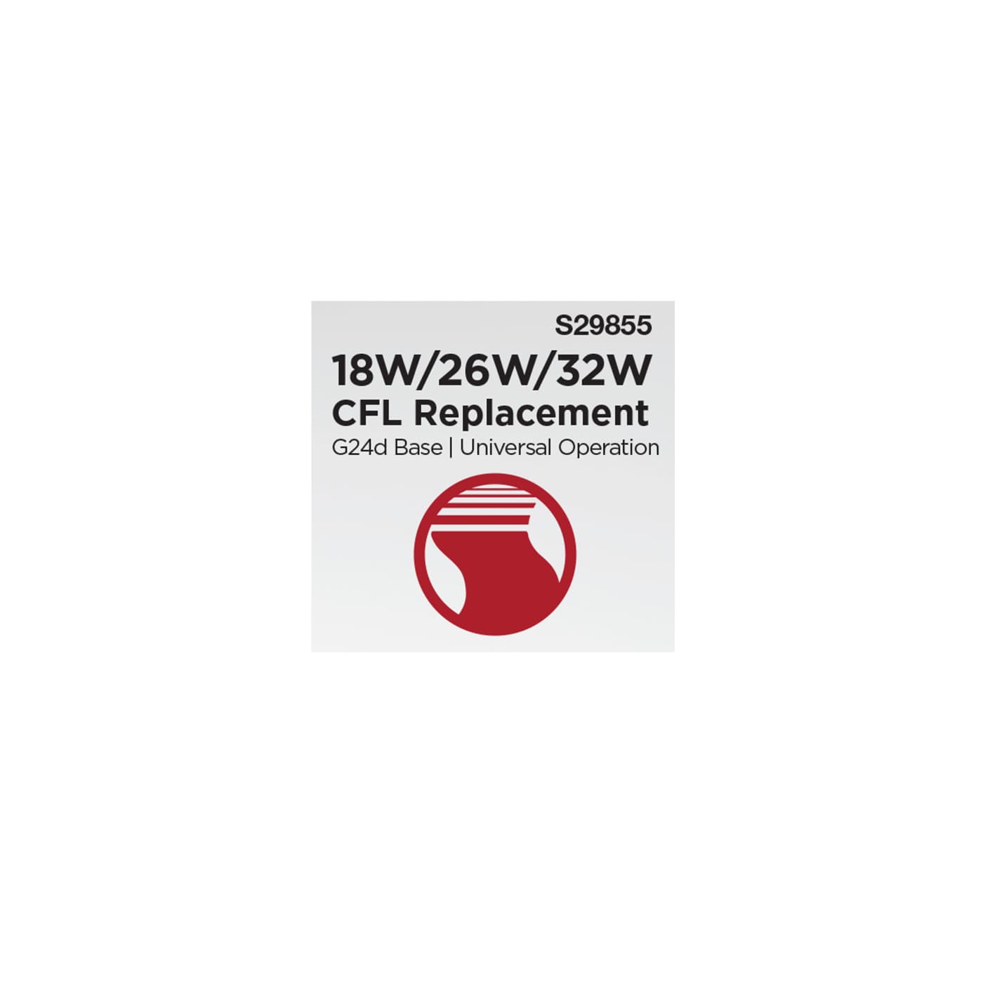 9W/LED/CFL/4CCT/BP/2P - S29855
