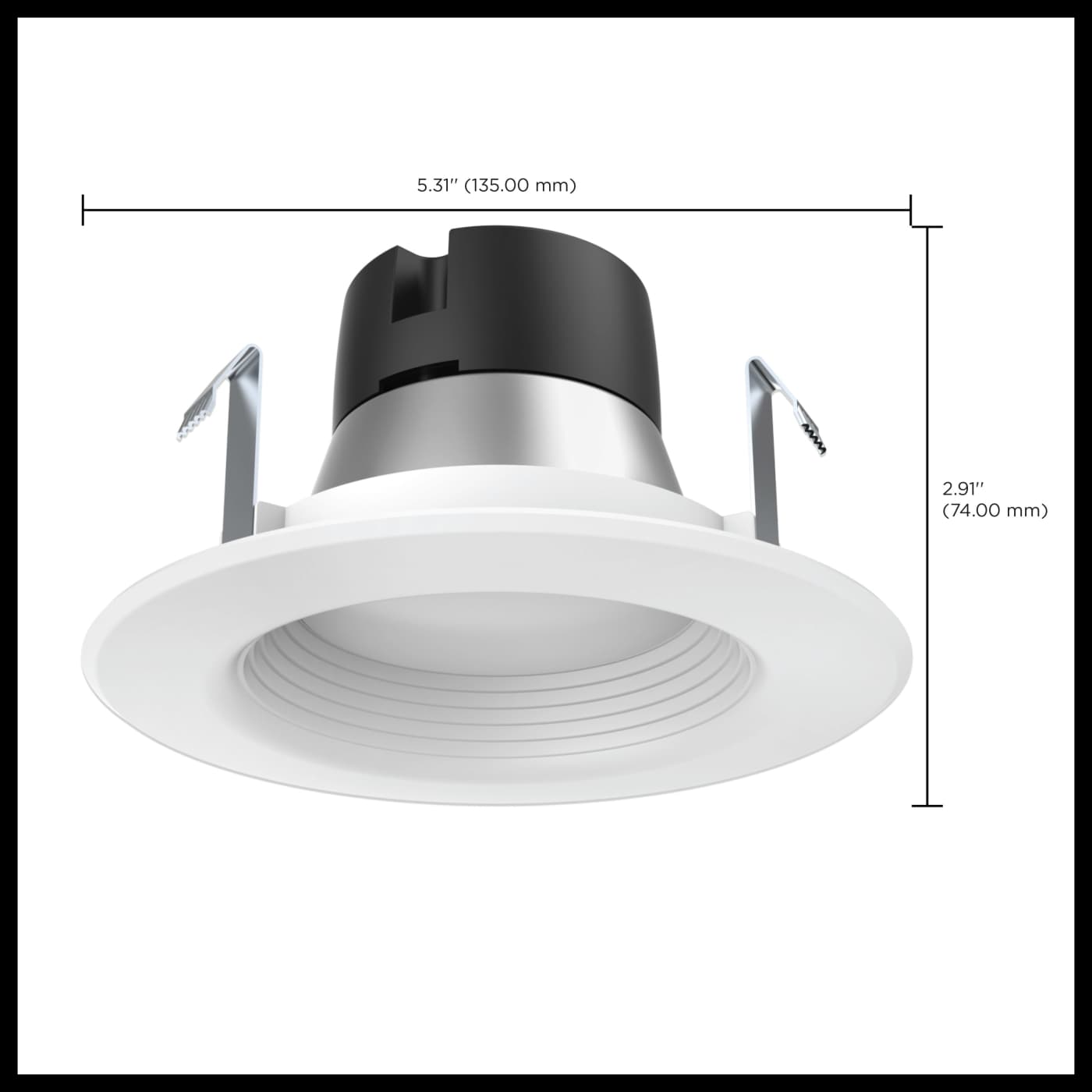 7.5WLED/RDL/4"BFL/12V 90CRI 3K - S9729