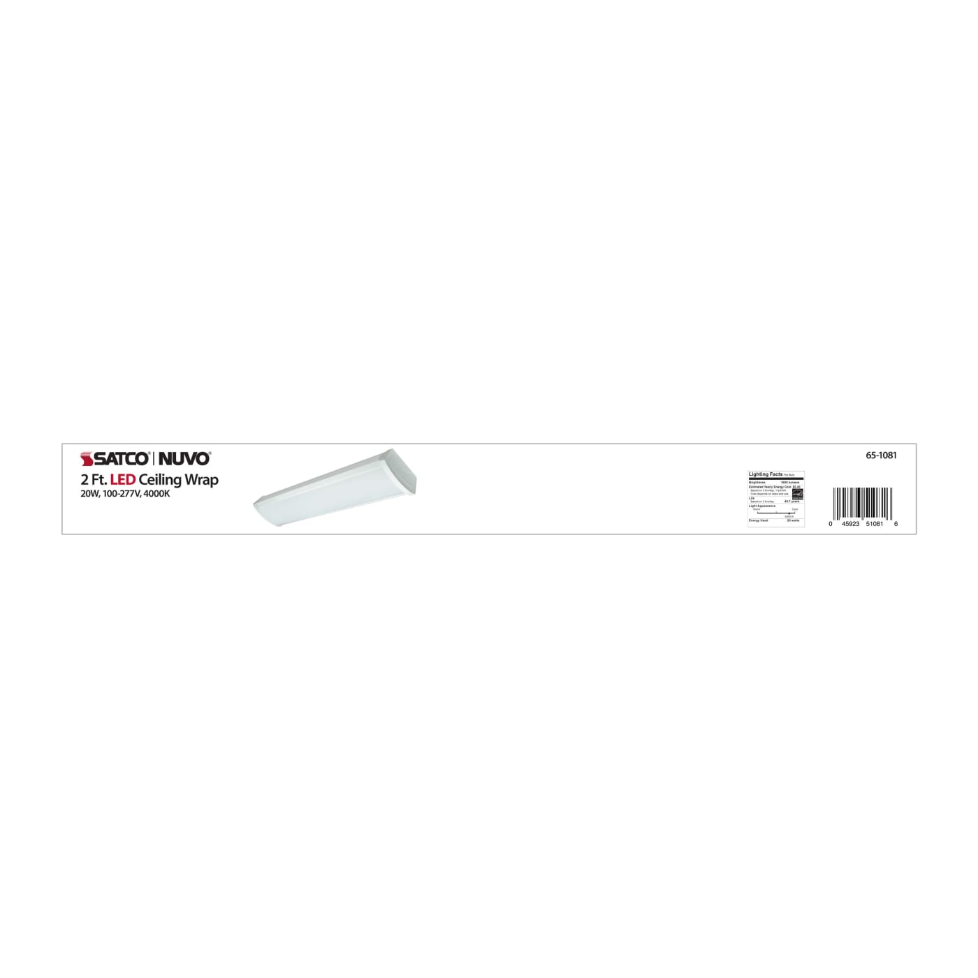 2FT LED CEILING WRAP - 65-1081