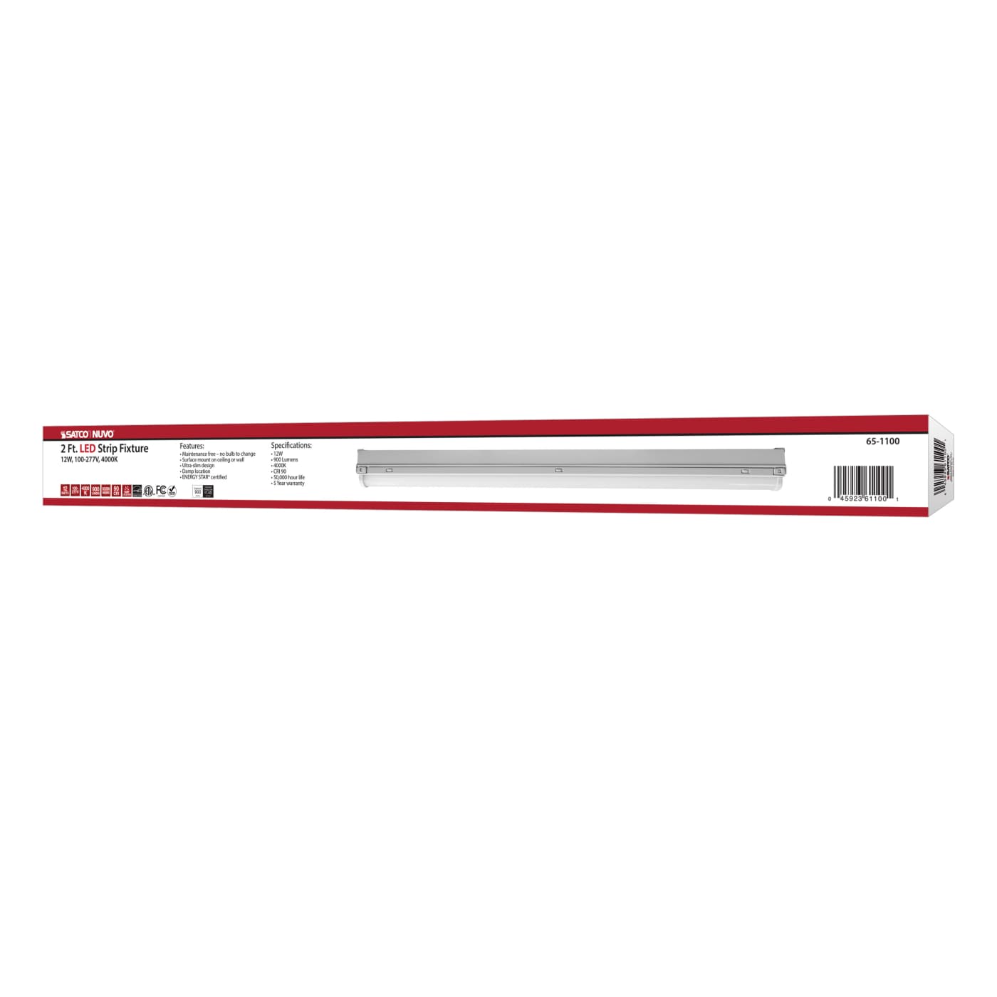 2FT LED STRIP LIGHT - 65-1100