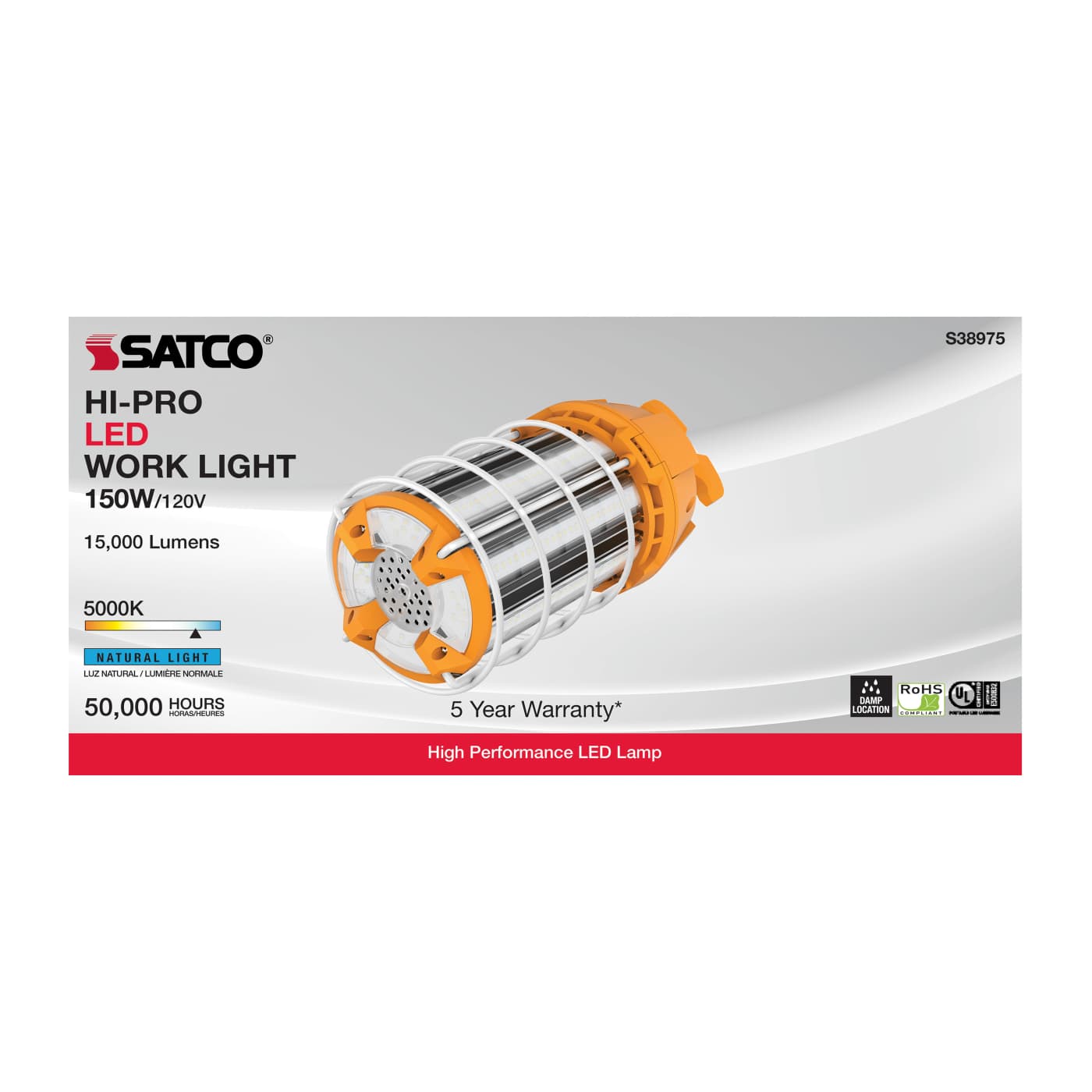 150W/LED/HID/TEMP/5K/120V - S38975