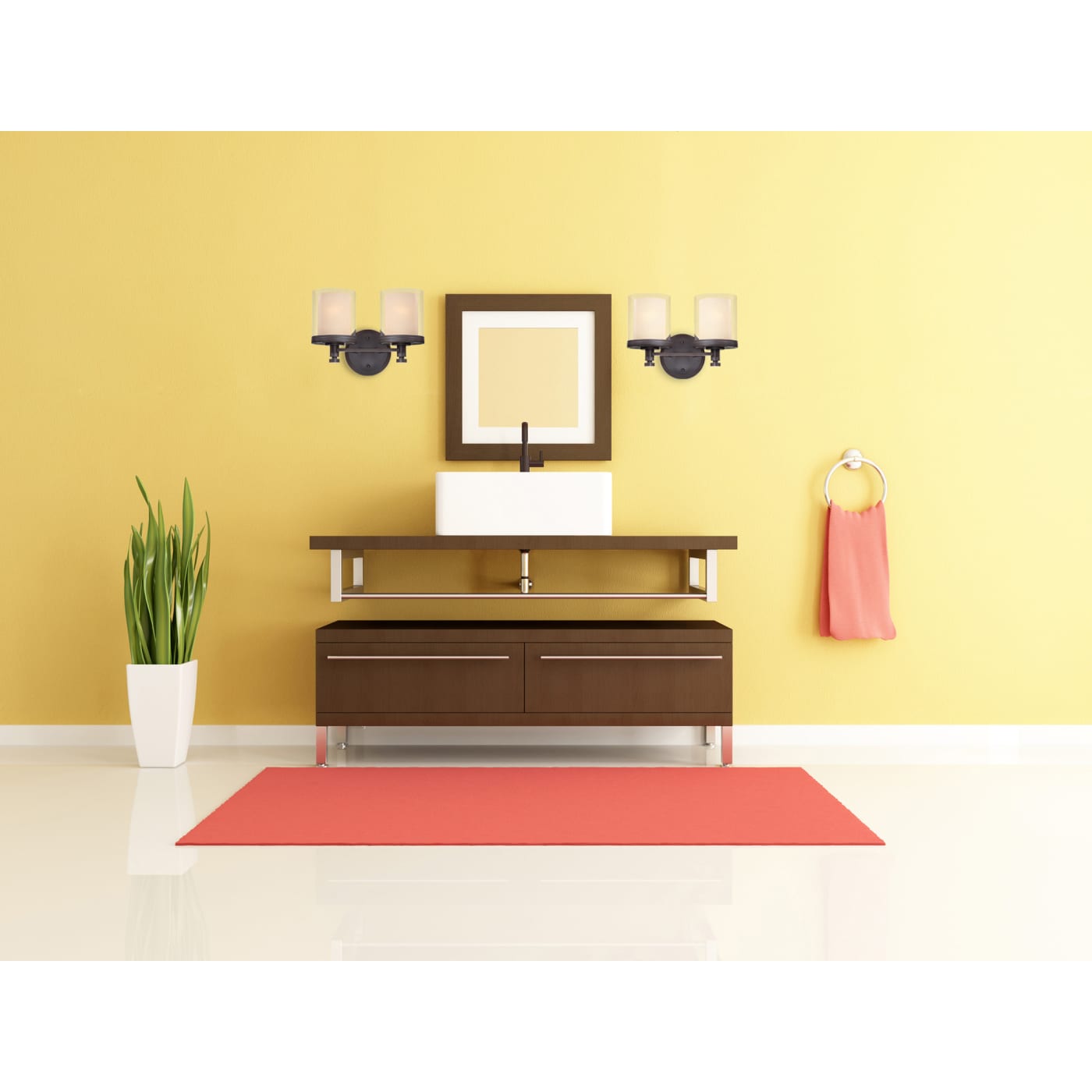 DECKER 2 LIGHT VANITY - 60-4542