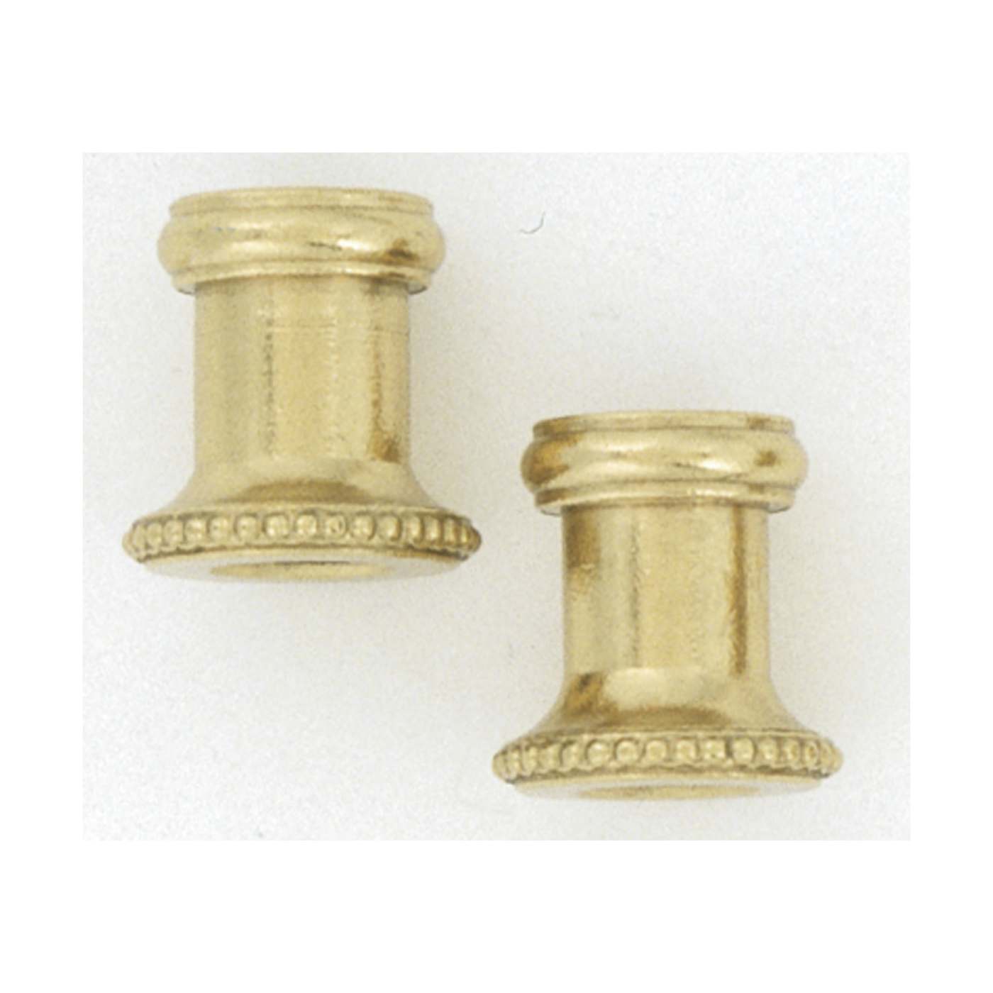 2 BR THRD KNURLED NECKS - S70-174