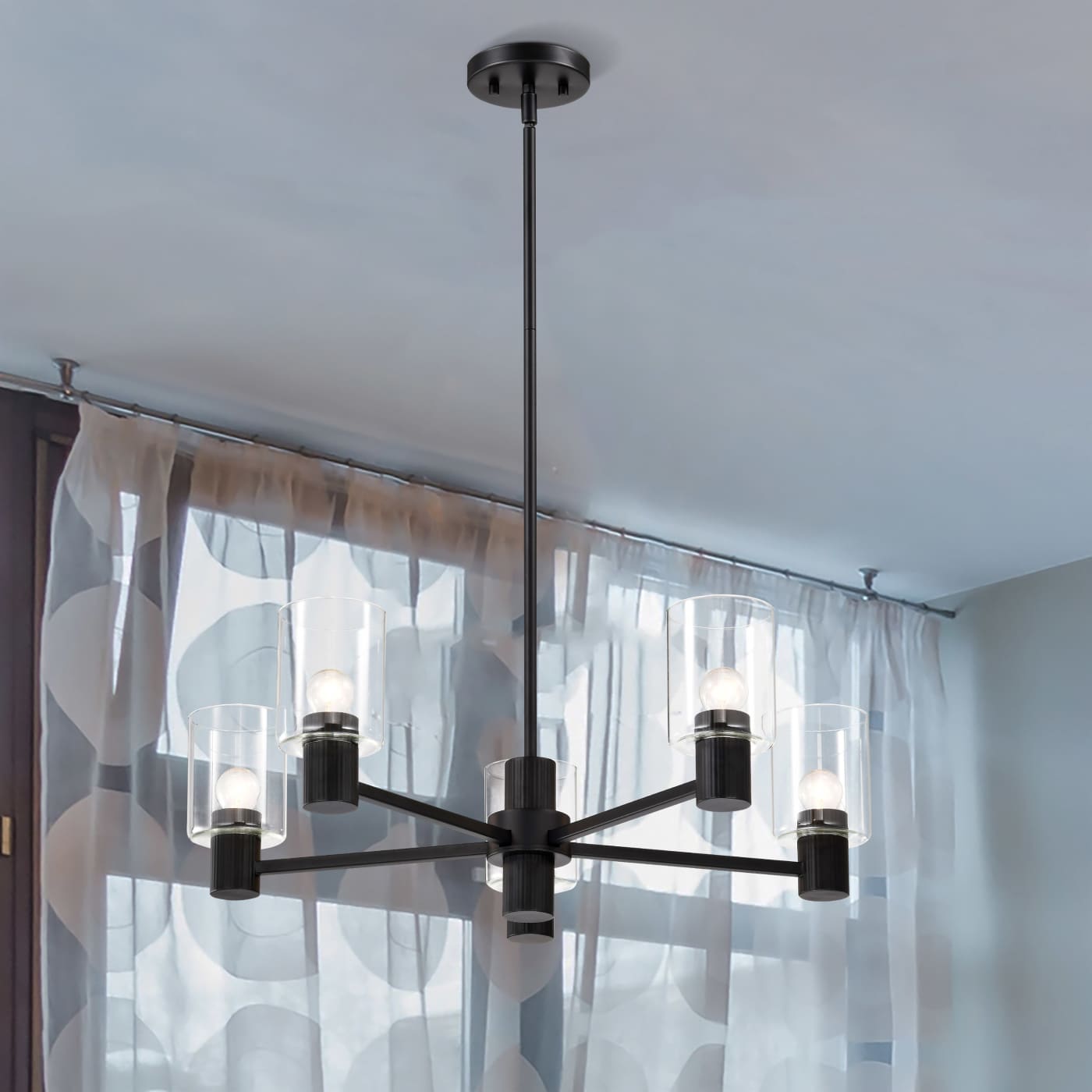 CLARKSVILLE 28" 5 LIGHT CHAND - 60-8066