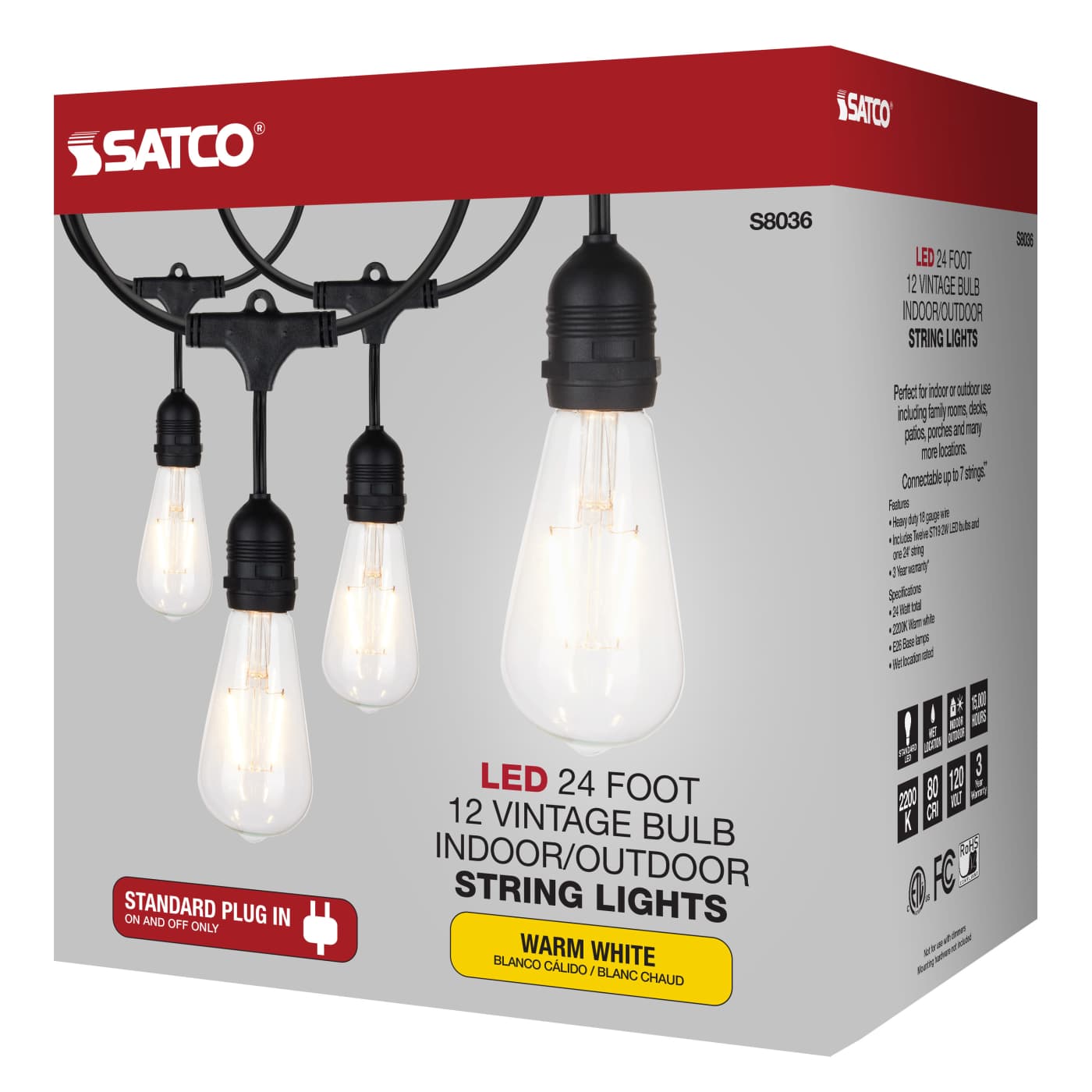 24FT/VINT/SL/ST19/120V - S8036