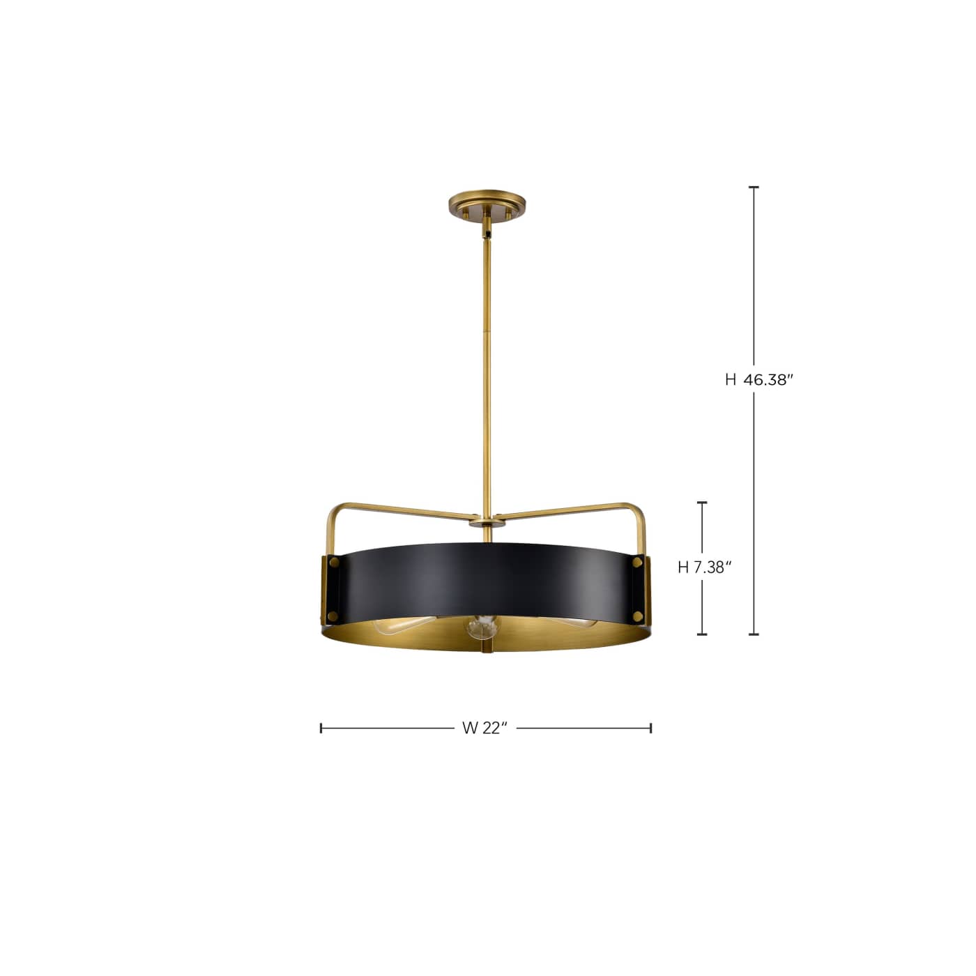 ALTOS 5 LIGHT LARGE PENDANT - 60-7844