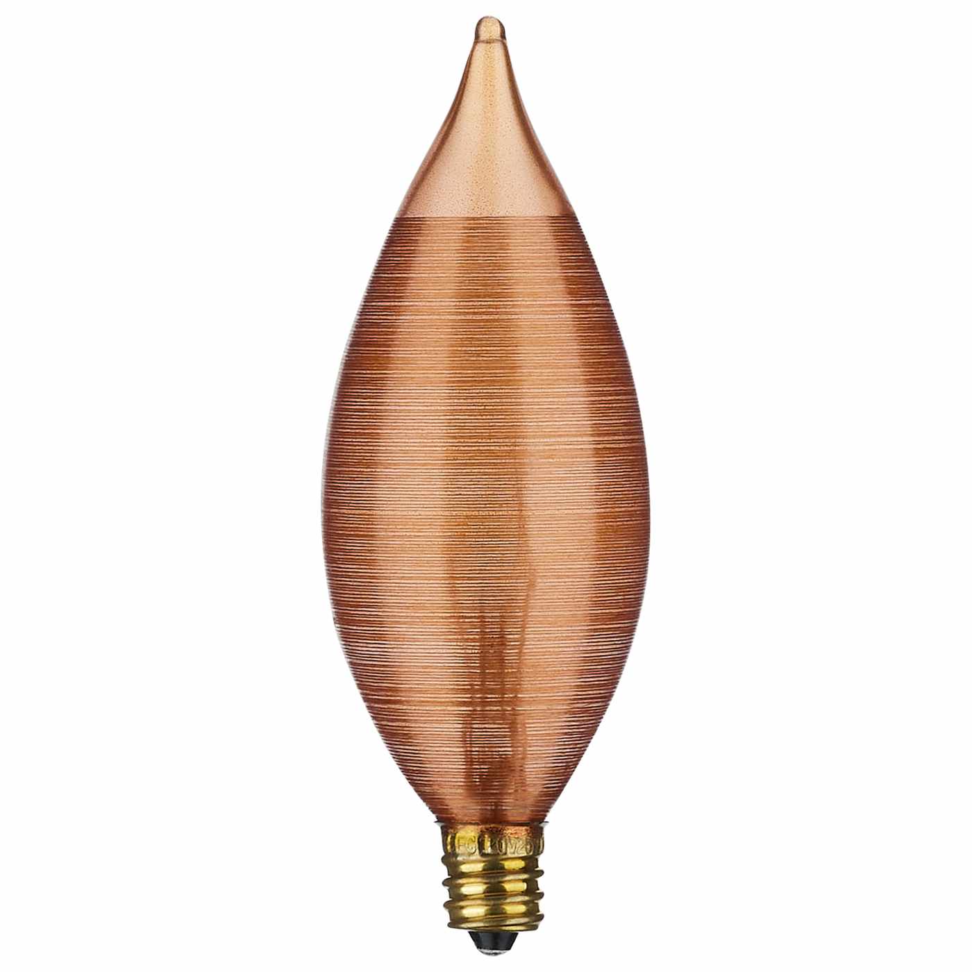 SATCOESCENT 25W C11 CB AMBER - S3406