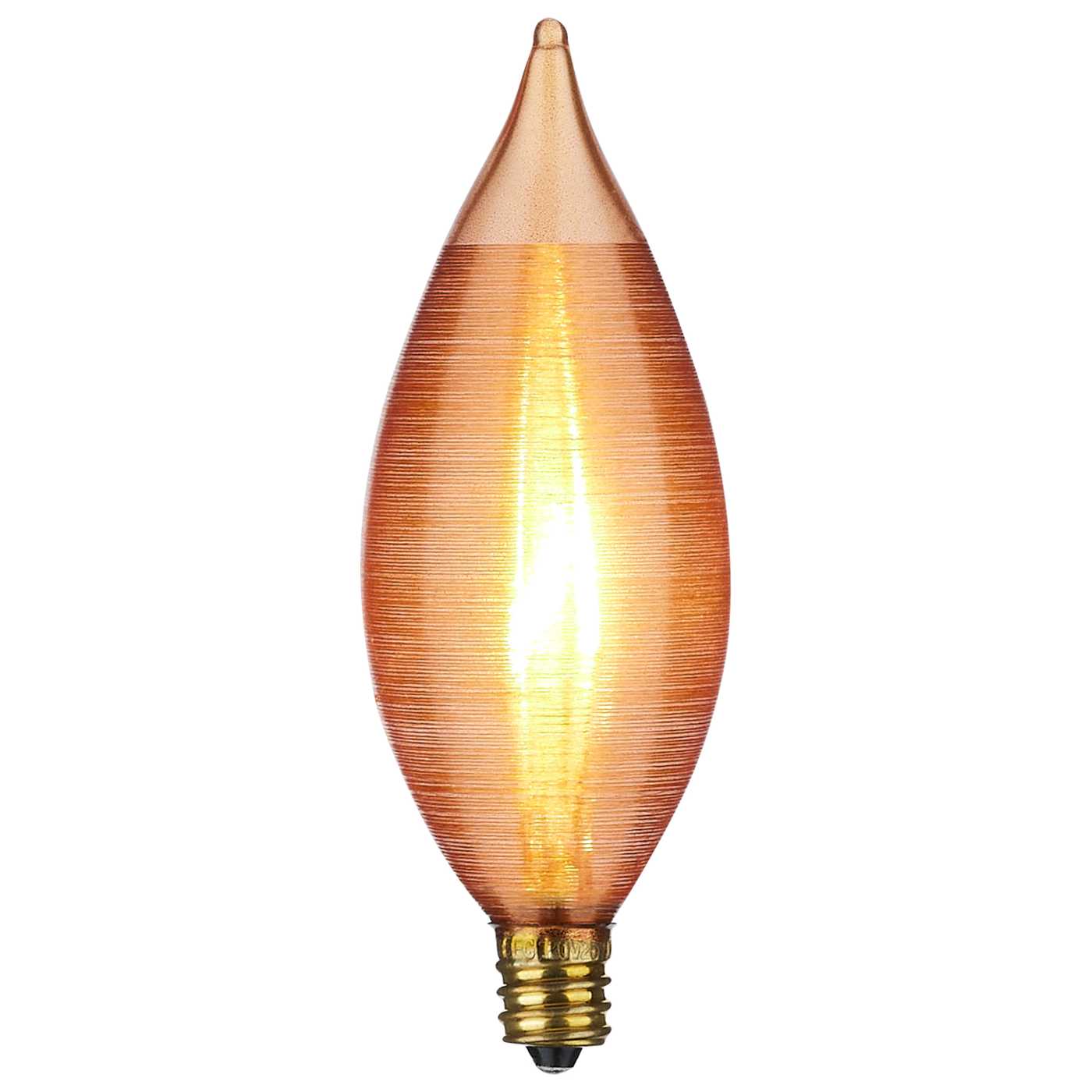 SATCOESCENT 25W C11 CB AMBER - S3406
