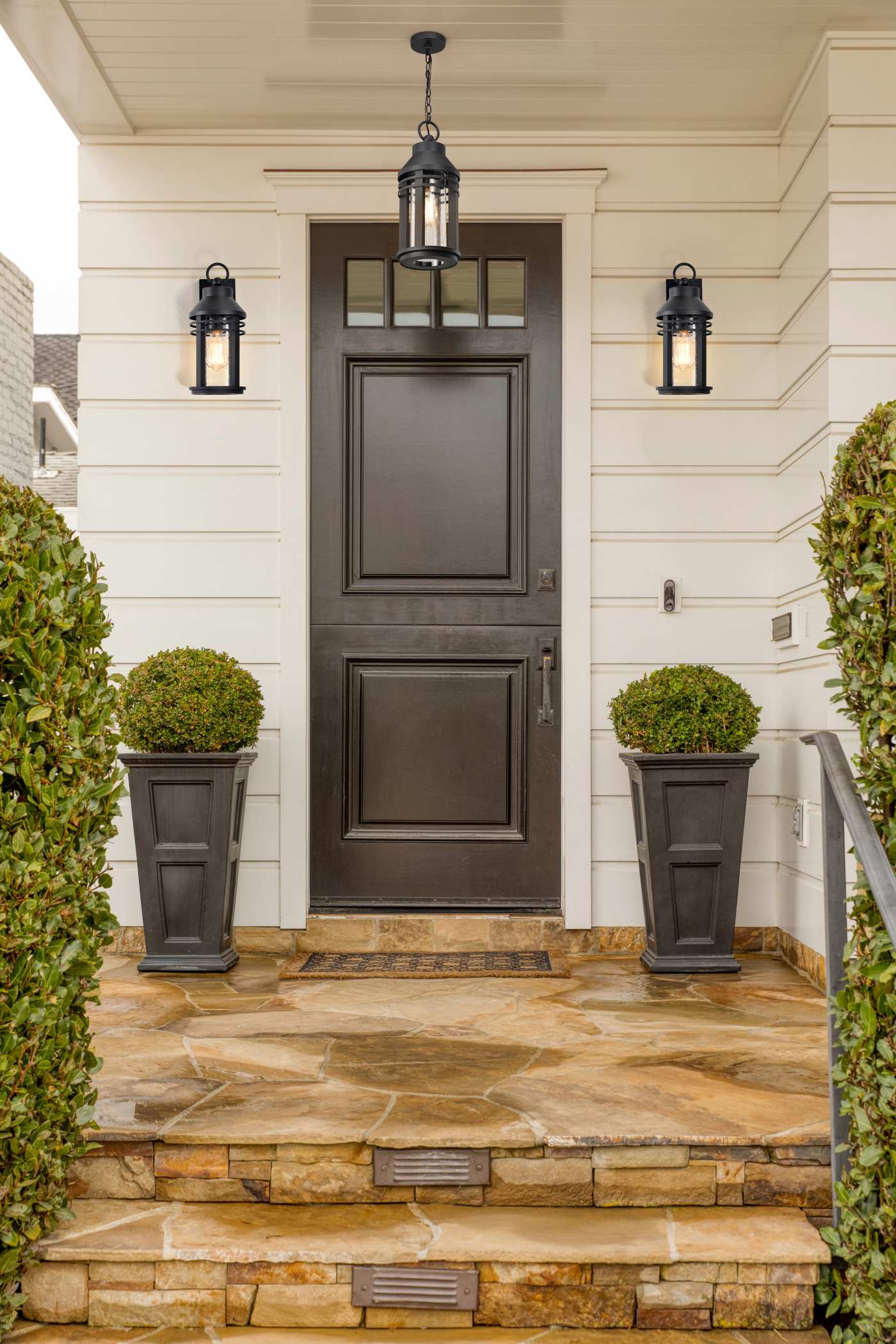 WILTON 1 LIGHT HANGING LANTERN - 60-8104