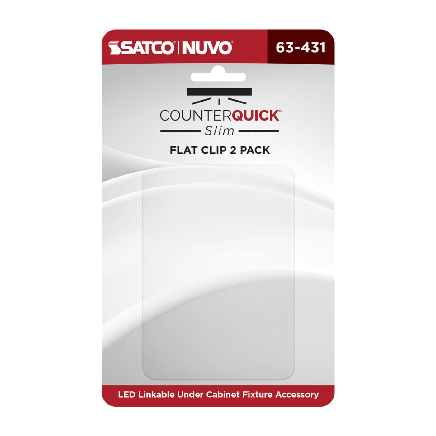 COUNTERQUICKSLIM CLIP FLAT - 63-431