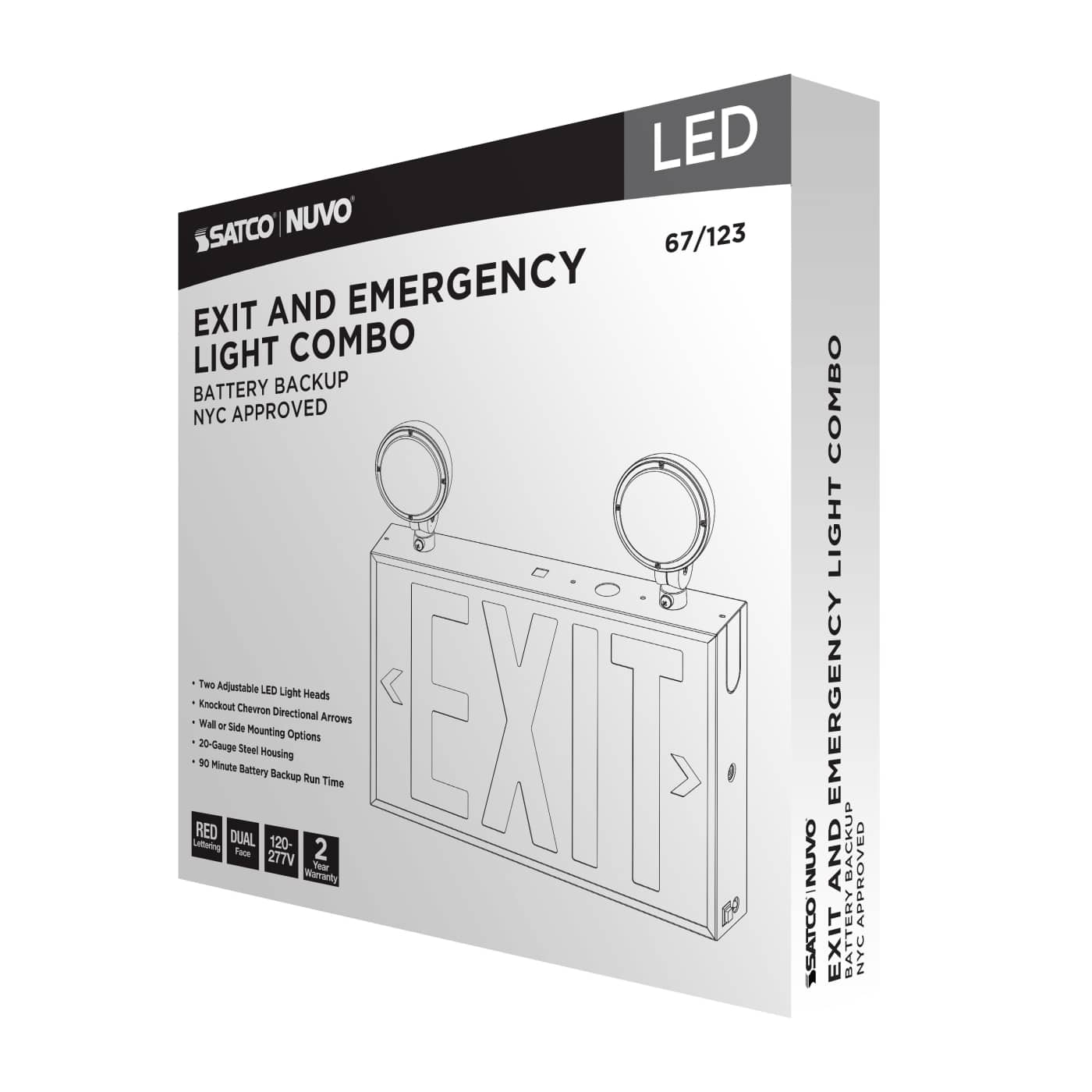 EXIT/LIGHT DH - RED - NYC - 67-123