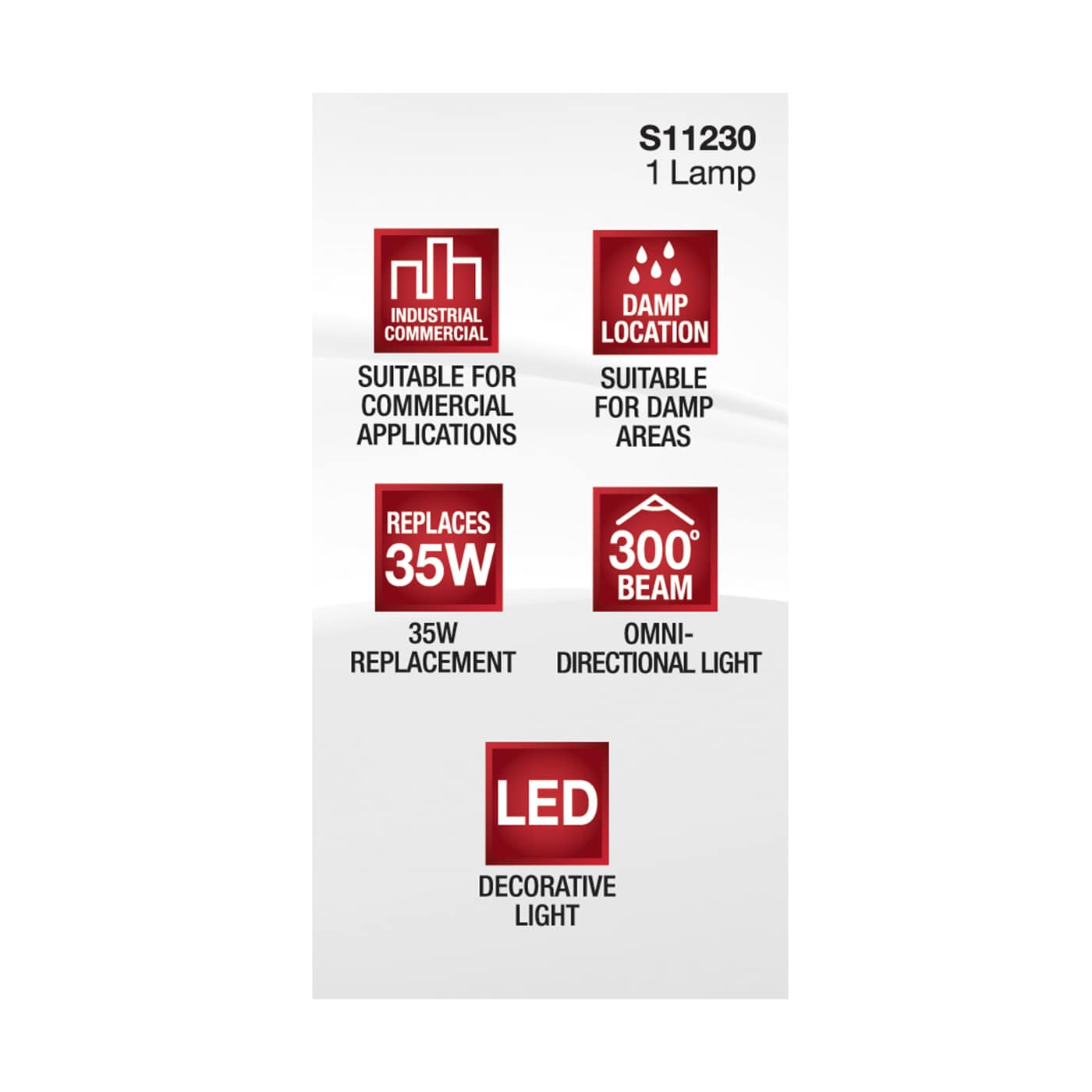 3.5W/LED/G9/830/CL/120V/ND - S11230