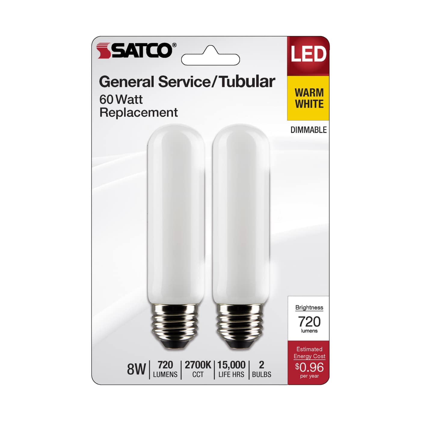 8T10/LED/FR/927/120V/E26/2CD - S21866