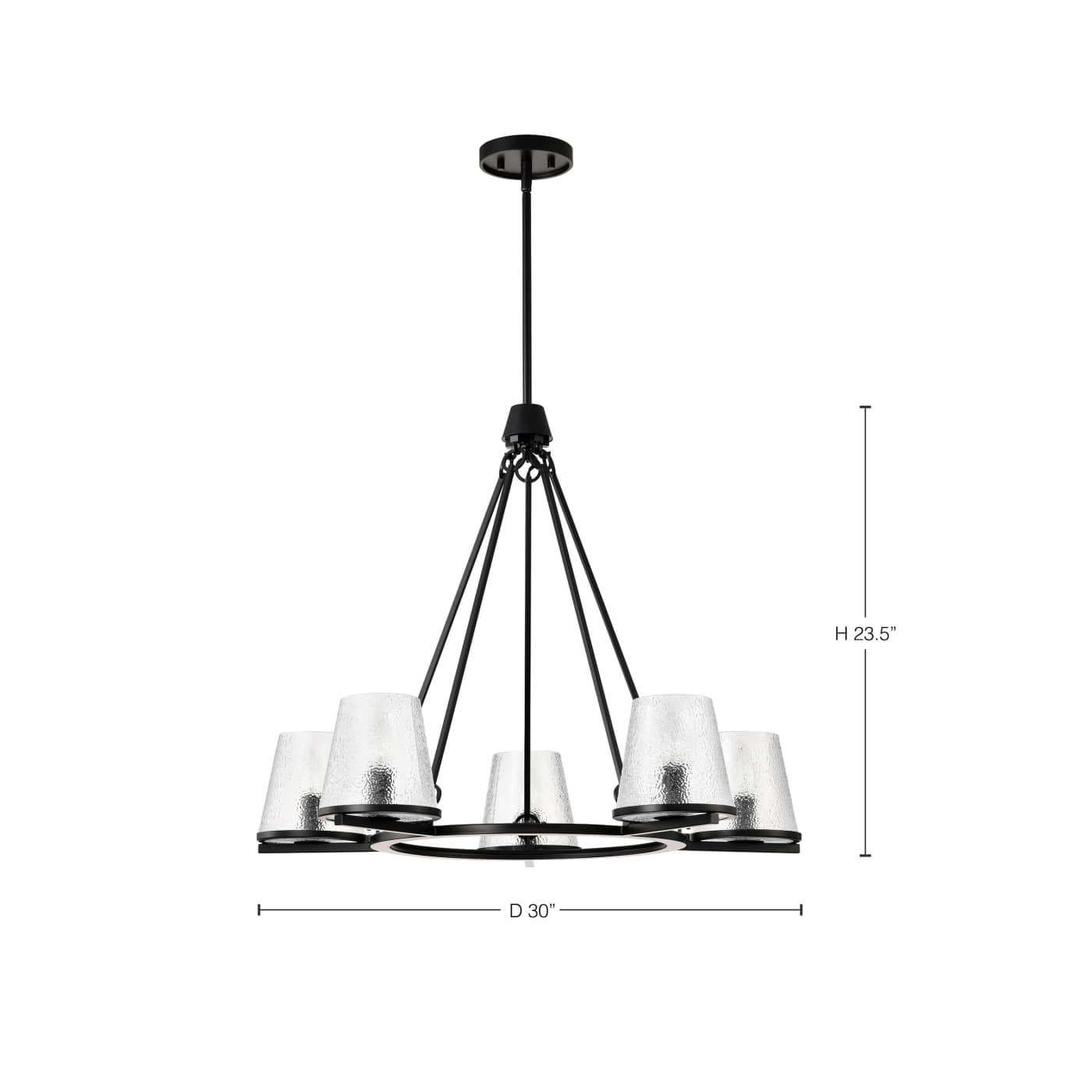 VALENTINE 5 LIGHT CHANDELIER - 60-8258