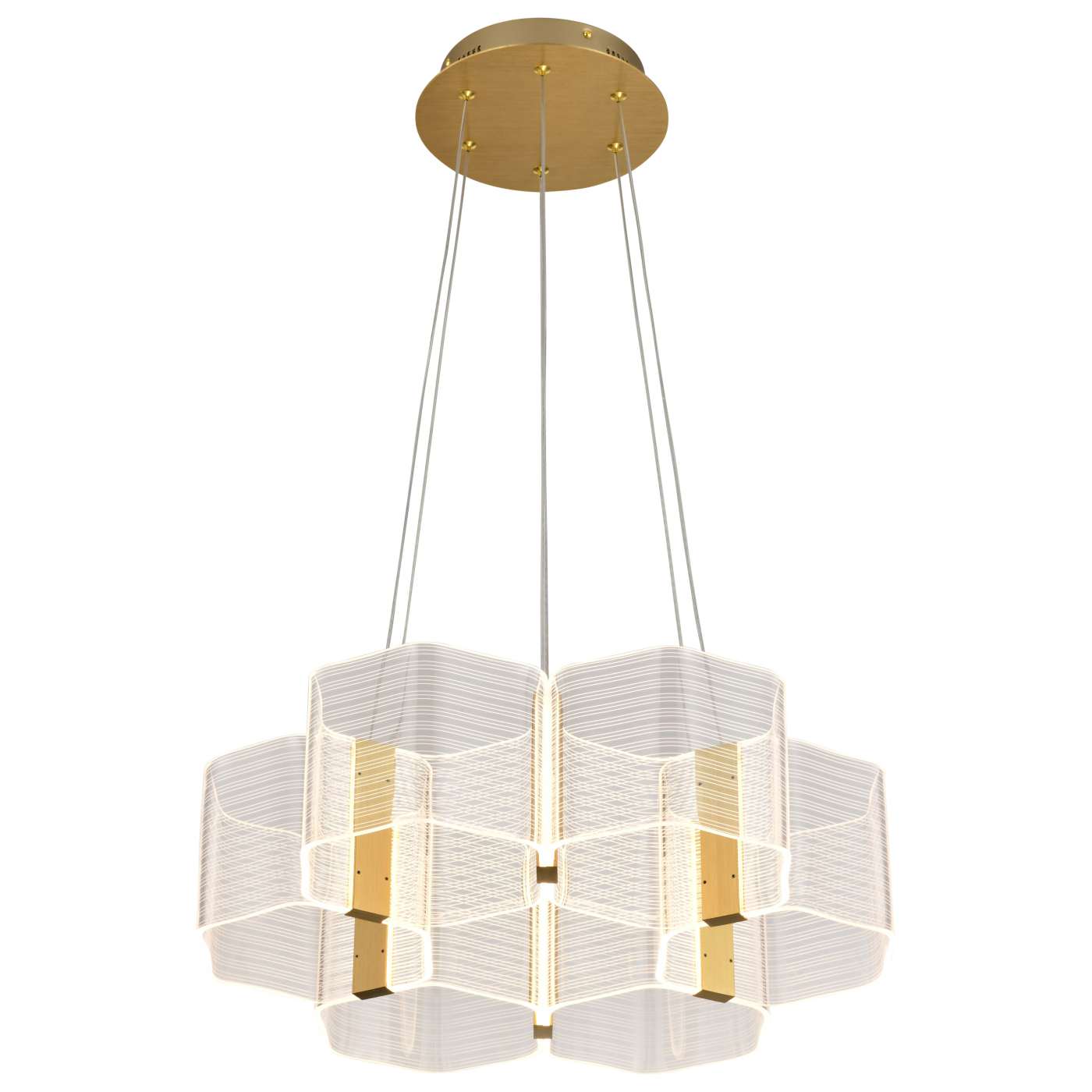 KENZO LED 6 LIGHT CHANDELIER - 62-2403