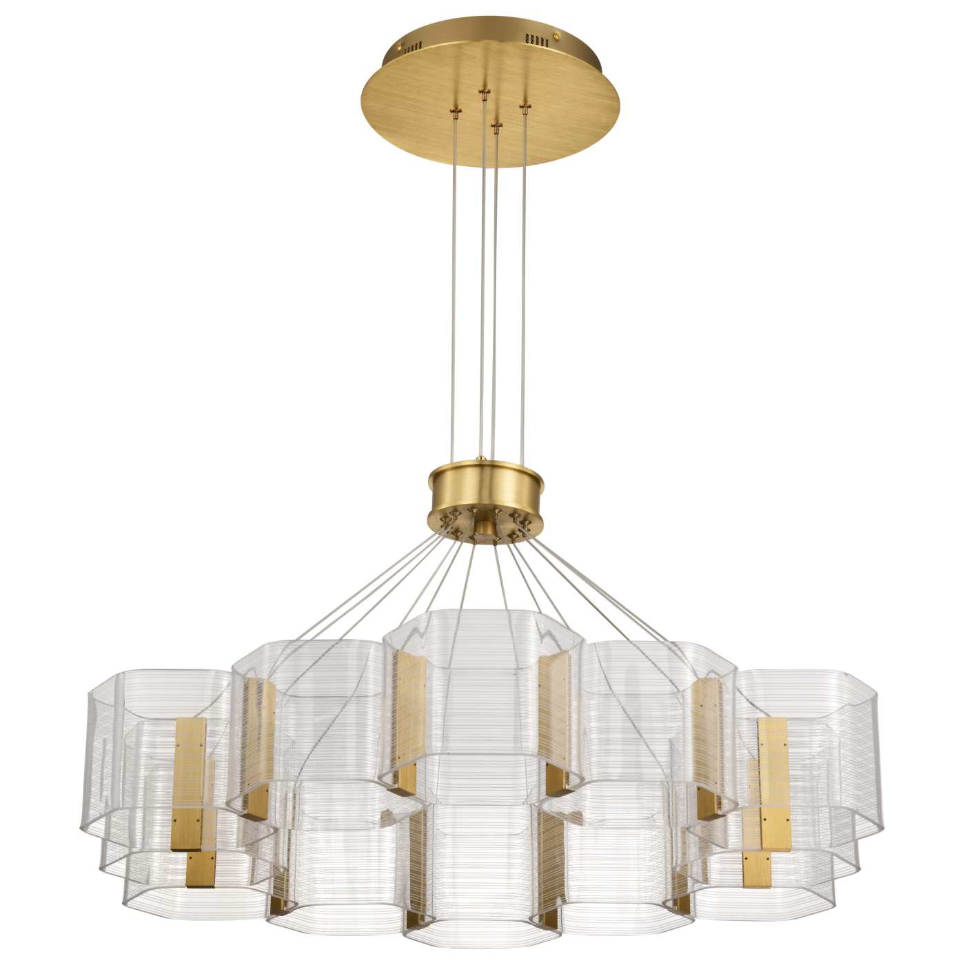 KENZO LED 12 LIGHT CHANDELIER - 62-2404