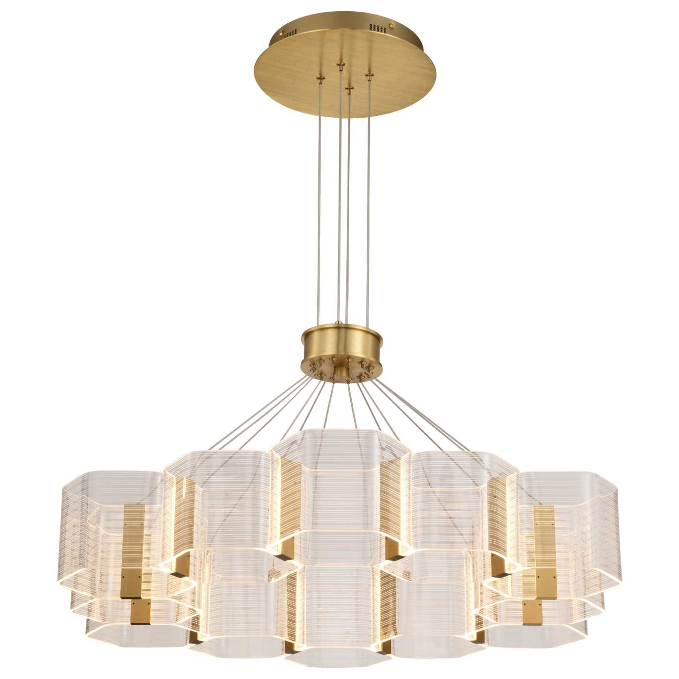KENZO LED 12 LIGHT CHANDELIER - 62-2404