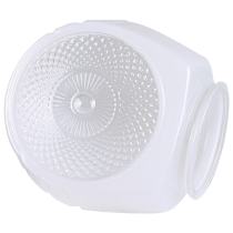 WHT/CLR BATH SHADE 3 1/4 FITTE - 50-111