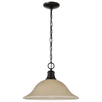 1 LT 16" HANGING DOME PENDANT - 60-1276
