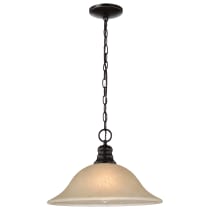 1 LT 16" HANGING DOME PENDANT - 60-1276