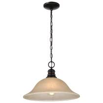 1 LT 16" HANGING DOME PENDANT - 60-1276
