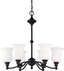 GLENWOOD 6 LT CHANDELIER - 60-1782