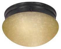 2 LIGHT ES 10" MUSHROOM FLUSH - 60-2654