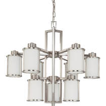 ODEON 2TIER 9 LT CHANDELIER - 60-2855
