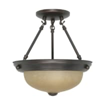 2 LIGHT ES 11" SEMI-FLUSH - 60-3108