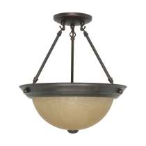 2 LIGHT ES 13" SEMI-FLUSH - 60-3109