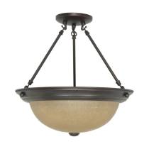 3 LIGHT ES 15" SEMI-FLUSH - 60-3111