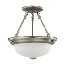 2 LIGHT 11" SEMI-FLUSH - 60-3244