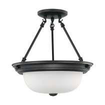 2 LIGHT ES 13" SEMI-FLUSH - 60-3339