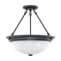 3 LIGHT ES 15" SEMI-FLUSH - 60-3341