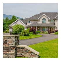 ADAMS 1 LGT 17 OUTDOOR POST - 60-3483