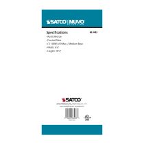 ADAMS 1 LGT 17 OUTDOOR POST - 60-3483