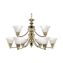 EMPIRE 9 LT CHANDELIER - 60-361
